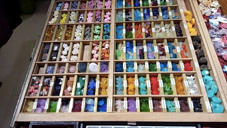 Oodles of gorgeous beads, stones and cut ocean glass. All gorgeous colors, shapes and sizes! Must see! 