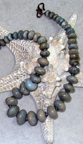 Triple strand genuine tuquoise, lapis lazuli, and red coral duo - necklace and earrings. Custom order yours today! 